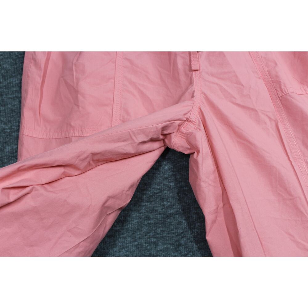 Aerie High Waisted Go-For-It Baggy Cargo Pant, Spicy Coral, Size S - Picture 5 of 7